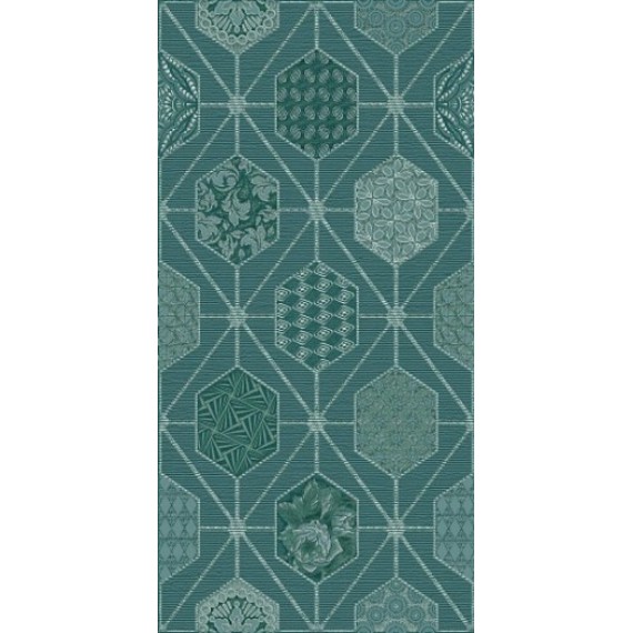 Керамическая плитка Декор Devore Indigo Geometria 31.5x63