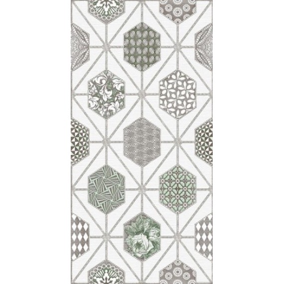 Керамическая плитка Декор Devore Light Geometria 31.5x63