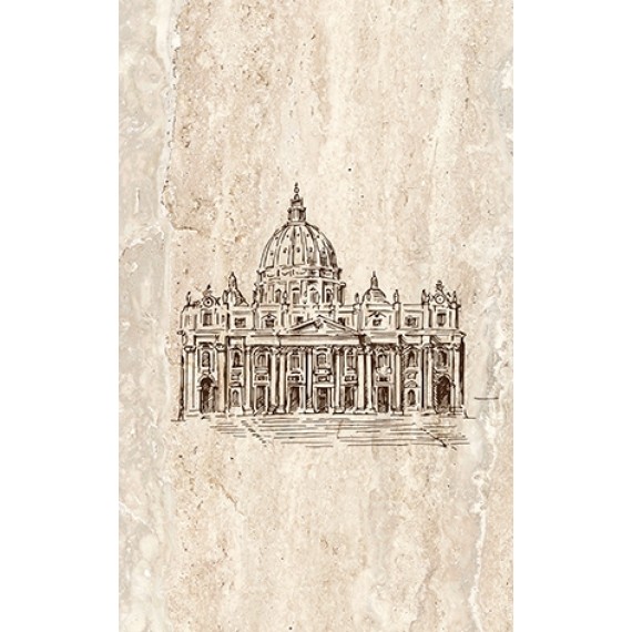 Керамическая плитка Декор Efes coliseum-1 Iglesia 25x40