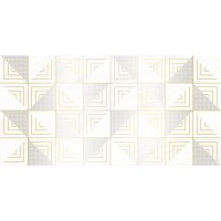 Декор Mania белый 25х50