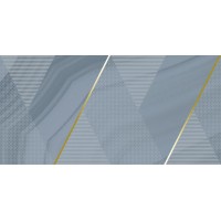 Декор Space синий 25х50