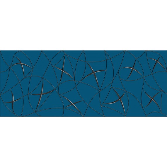 Керамическая плитка Декор VELA INDIGO STELLA 20,1x50,5