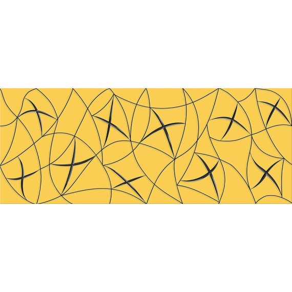 Керамическая плитка Декор VELA OCHRA STELLA 20,1x50,5