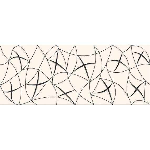 Керамическая плитка Декор Vela Beige Stella 20,1x50,5