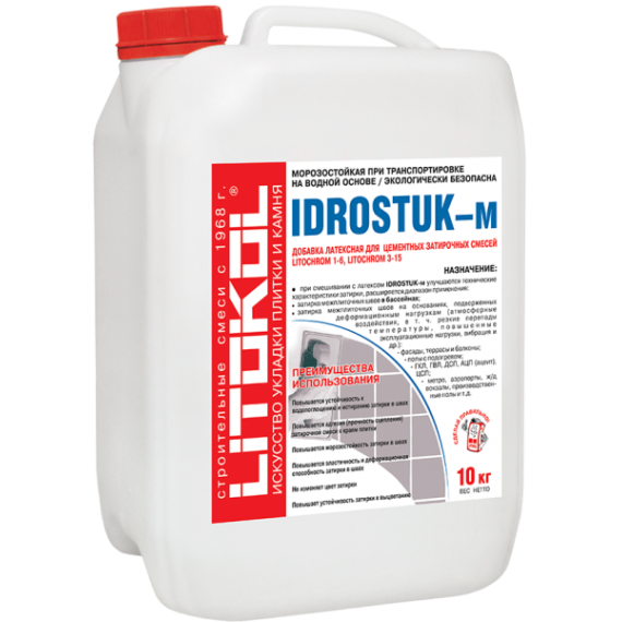 Клей-затирка Добавка IDROSTUK - м 10кг
