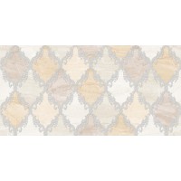Дубай декор 3 Ромбы светло-бежевый 25x50