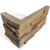 Искусственный камень 1-20-01 Алибек Угловой элемент 19х9х11