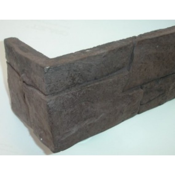 Декоративный камень  Искусственный камень 1-28-01 Безенгийская стена Угловой элемент 19х9х9.5