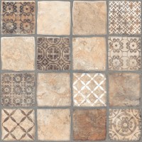 Карфаген 3Д Светло-бежевый 40х40