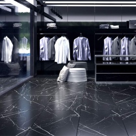 Black Burn Goldis Tile