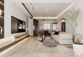 Brown Marble Basconi Home