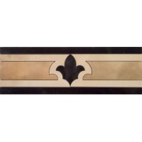 Керамогранит Бордюр CENEFA DAMORE 1 DARK 12,8x38,8 14318-01-1238-286Ce1