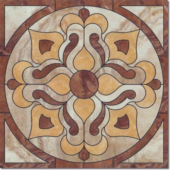 Керамическая плитка Керамогранит Панно Roseton DUCALE Nacar 116,8x116,8