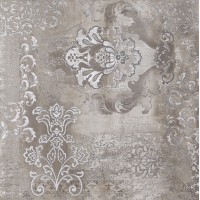 Керамогранит СД014 STWDS40R Inserto Silk STEELWALK NICKEL 59,5*59,5