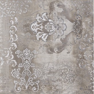 Керамогранит СД014 STWDS40R Inserto Silk STEELWALK NICKEL 59,5*59,5