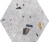 Sonar Silver Hexagonal 22x25