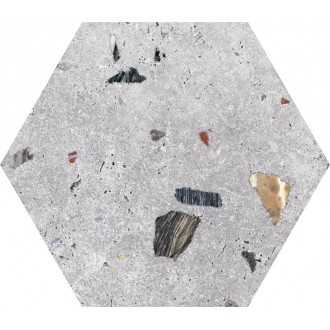Sonar Silver Hexagonal 22x25