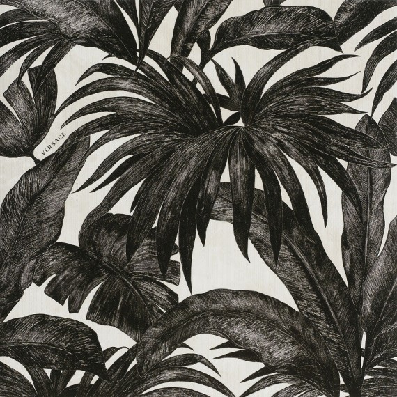 Керамогранит 0262764 Palme A Bianco/Nero 78x78