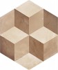Керамогранит 0399 TER.CUBO ESA VERS.C 25х21,6