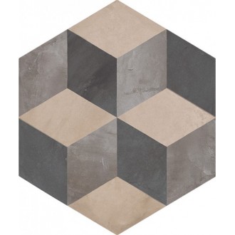 Керамогранит 0400 TER.CUBO ESA VERS.F 25х21,6