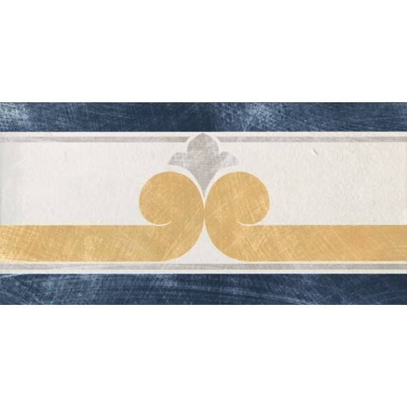 Керамогранит 1036820 Via Emilia Fascia BIANCO-BLU 10x20