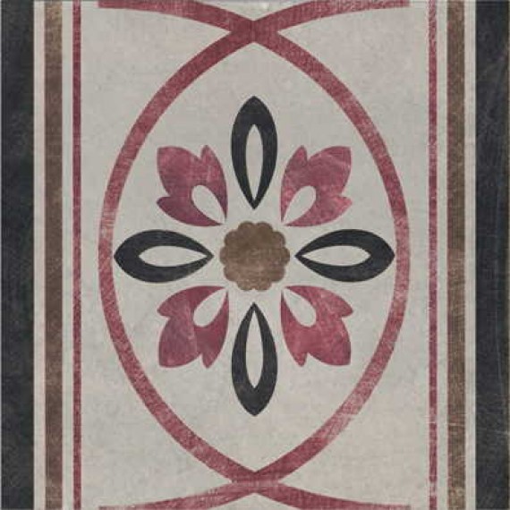 Керамогранит 1036895 Rivalta Greca Fiore GRIGIO MQ 20x20