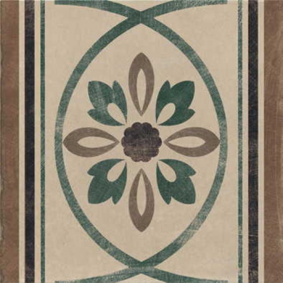 Керамогранит 1036896 Rivalta Greca Fiore TORTORA MQ 20x20