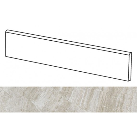 Керамогранит 1043633 Anthology Battiscopa Grey Nat 8x42.5
