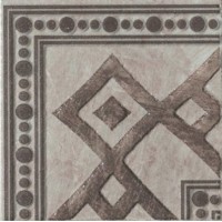 Керамогранит 1044117 Anthology Angolo Fascia Grey 9.8x9.8