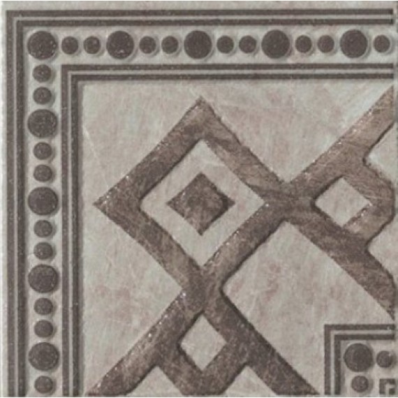 Керамогранит 1044117 Anthology Angolo Fascia Grey 9.8x9.8