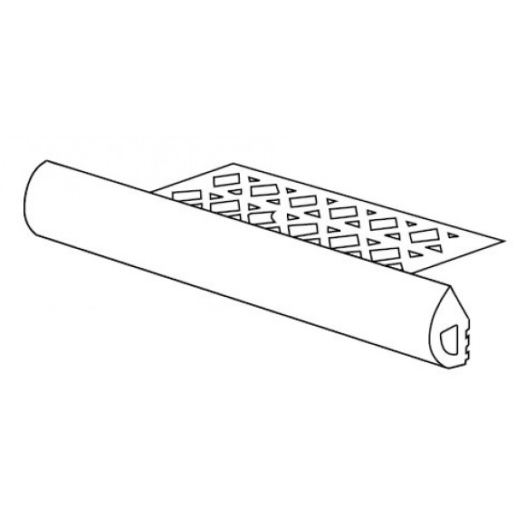 Керамогранит 1046701 BIARRITZ FRONTALE GRADINO CON LAMELLA ECRU 4.3x40