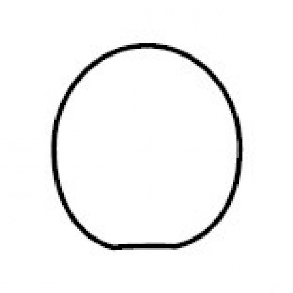 Керамогранит 1046702 BIARRITZ SPIGOLO FRONTALE ECRU 4.3x4.3