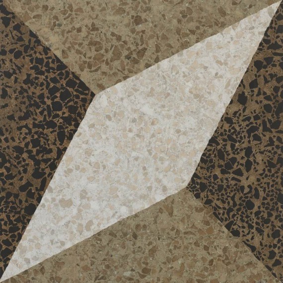 Керамогранит 169017 Decoro Rombo Beige/Caramel/Caffe 47.8x47.8