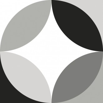 187819 Circular Black&White 20x20