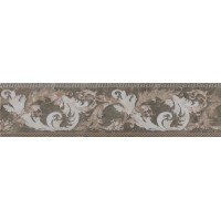 Керамогранит 240236 MARBLE FASCIA BAROCCA GRIGIO LEV 14,4x58,5