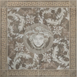 Керамогранит 240426 MARBLE ROSONE GRIGIO 117,2x117,2