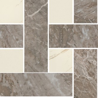 Керамогранит 240453 MARBLE MOSAICS CHESTERFIELD GRIGIO/BIANCO 29,1x29,1
