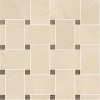 Керамогранит 240534 MARBLE MOSAICS INTRECCIO BEIGE-MARRONE 29,1x29,1