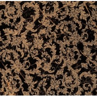 Керамогранит 240703 Marble MODULO BAROCCHINO NERO 58,5x58,5