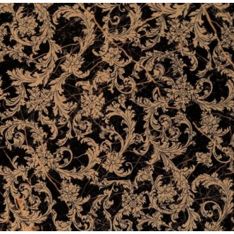 Керамогранит 240703 Marble MODULO BAROCCHINO NERO 58,5x58,5