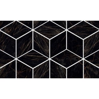 Керамогранит 240833 MOSAICS T3-3D NERO 17x29,1