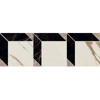 Керамогранит 240851 MOSAICS CUBE NERO-BIANCO-GRIGIO 19,5x58,5