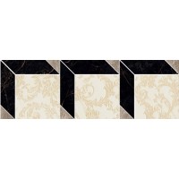 Керамогранит 240861 MOSAICS CUBE NERO-BIANCO-GRIGIO 19,5x58,5