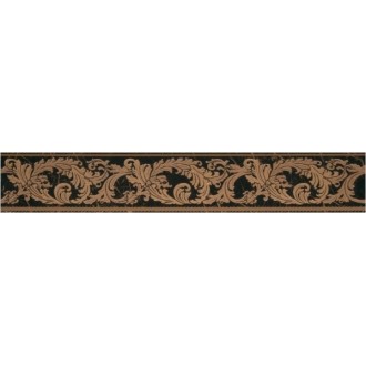 Керамогранит 240883 Marble FASCIA 10 BAROCCHINA NERO 9,6x58,5