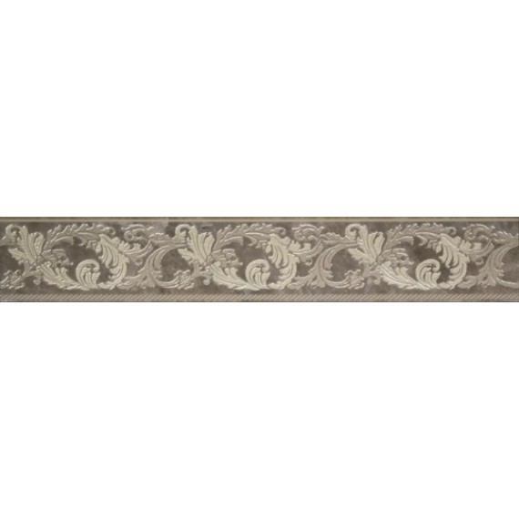 Керамогранит 240886 Marble FASCIA 10 BAROCCHINA GRIGIO 9,6x58,5