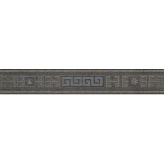 Керамогранит 261125 GREEK Naturale ANTRACITE/ORO Fascia 12.5Х80