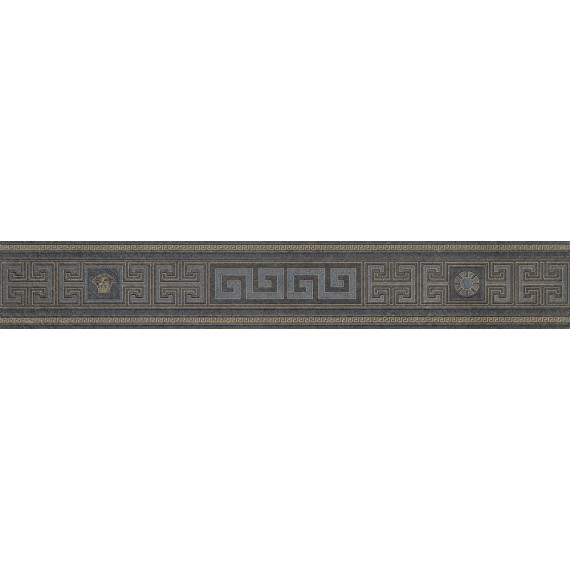 Керамогранит 261125 GREEK Naturale ANTRACITE/ORO Fascia 12.5Х80