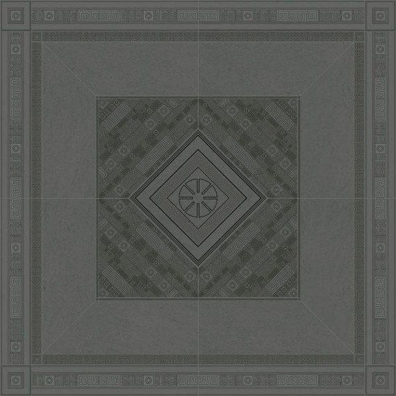 Керамогранит 261173 GREEK ROSONE ANTRACITE/ORO 160x160