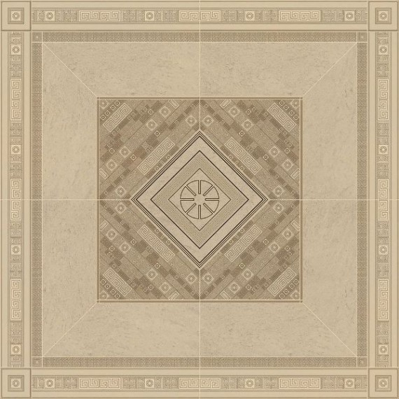 Керамогранит 261174 GREEK ROSONE BEIGE/ORO 160x160