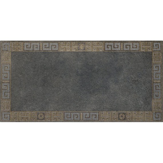 Керамогранит 261343 GREEK CASSETTONE Antracite/Oro 40x80